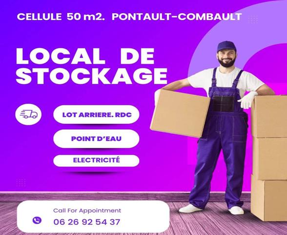 Local Stockage - 50 m2 - Pontault Combault