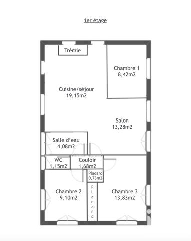 Maison à vendre 5 pièces 95 m² Dole
