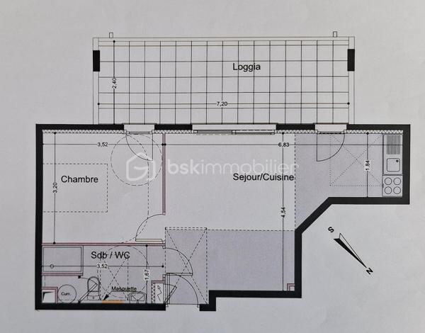 Appartement de 41 m²