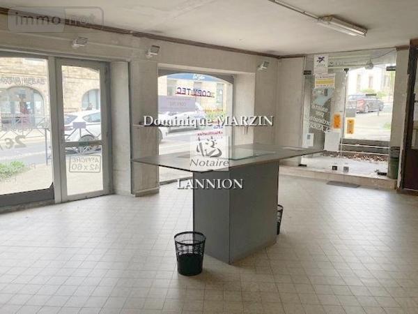 Fonds et/ou murs commerciaux à vendre à Lannion dans les Côtes-d'Armor (22300), ref : 22086-1376