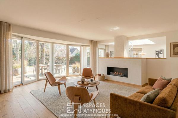 Maison d’architecte et sa piscine à la Robertsau