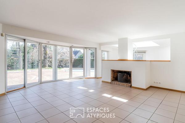 Maison d’architecte et sa piscine à la Robertsau