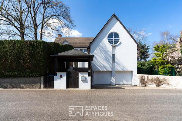 Maison d’architecte et sa piscine à la Robertsau
