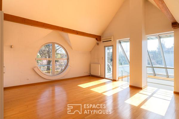 Maison d’architecte et sa piscine à la Robertsau