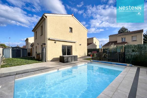 Maison familiale Sury Le Comtal 5 pièces avec jardin, piscine et garage