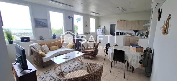 Immeuble de rapport locatif avec parking, terrasse et jardin