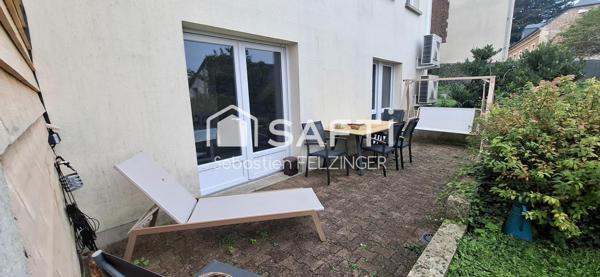 Immeuble de rapport locatif avec parking, terrasse et jardin