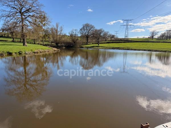 Etang avec terrain à vendre SAINT LAURENT D'ANDENAY (71)