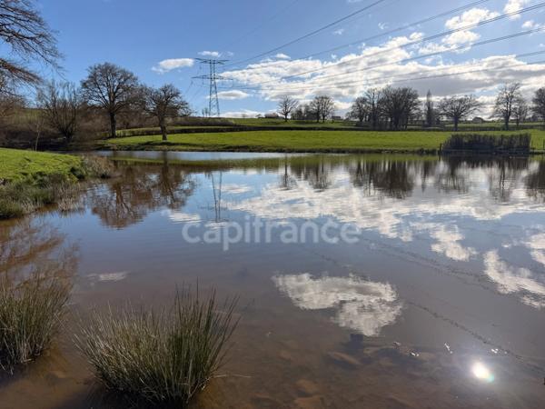 Etang avec terrain à vendre SAINT LAURENT D'ANDENAY (71)