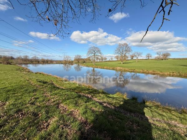 Etang avec terrain à vendre SAINT LAURENT D'ANDENAY (71)
