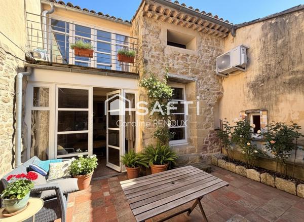 Coup de cœur au cœur du Luberon – Maison de village avec terrasses et salle voûtée