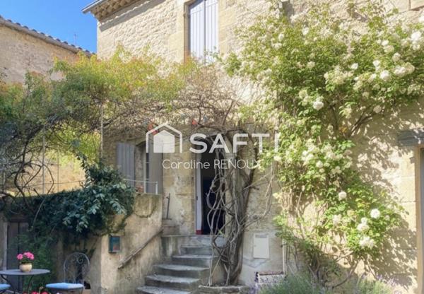 Coup de cœur au cœur du Luberon – Maison de village avec terrasses et salle voûtée