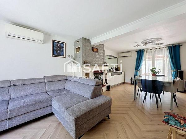 Pavillon 110m² véranda jardin Saussaie Pidoux