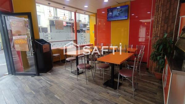 À vendre – Fonds de commerce de restauration rapide à Clichy (92110)