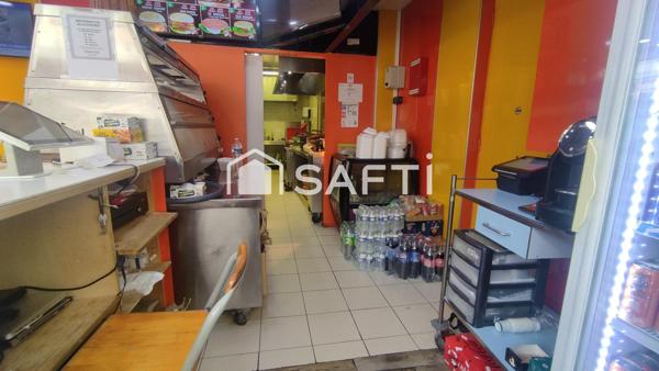 À vendre – Fonds de commerce de restauration rapide à Clichy (92110)