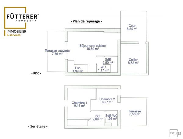 Maison 3 pièces à vendre St Pierre la Mer - 11560 / Réf: 4393-FUTTERER