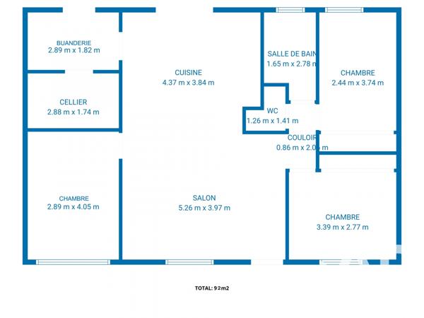 Maison à vendre 4 pièces 93 m² Naucelle