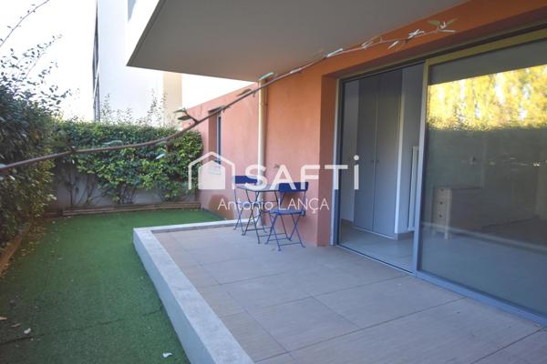 Résidence standing - T2 36m2 récent avec terrasse et box