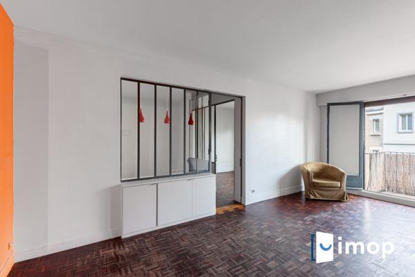 Quartier Falguière. M*Vaugirard. 56m2 avec balcons.