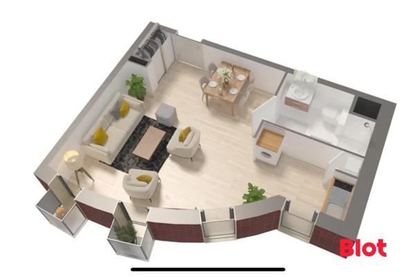 Appartement 1 pièce(s)