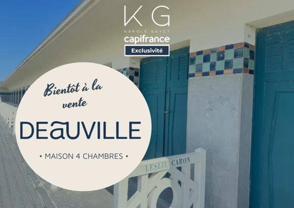 Maison de charme à vendre à Deauville proche gare SNCF et quais de Trouville-sur-Mer