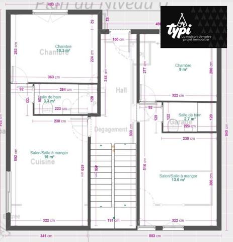 Appartement 2 pièces de 30 m² à Hennebont