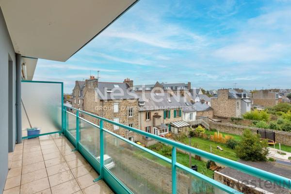 VENTE - APPARTEMENT DUPLEX 3 CHAMBRES 99M2 SAINT BRIEUC PROCHE CENTRE AVEC BALCONS ET GARAGE