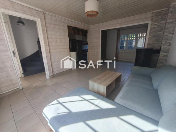 Maison semi indépendante 3 chambres jardin