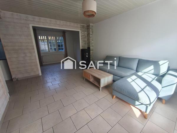 Maison semi indépendante 3 chambres jardin