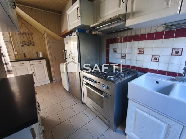 Maison semi indépendante 3 chambres jardin