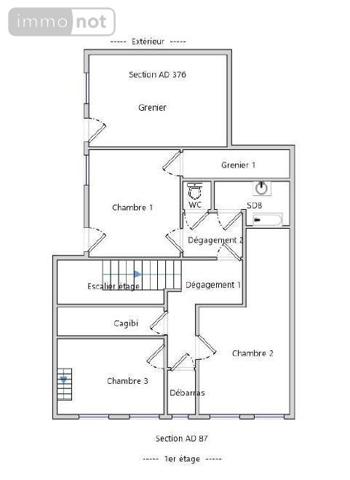 Maison à vendre à Sceaux-du-Gâtinais dans le Loiret (45490), ref : 45051-451