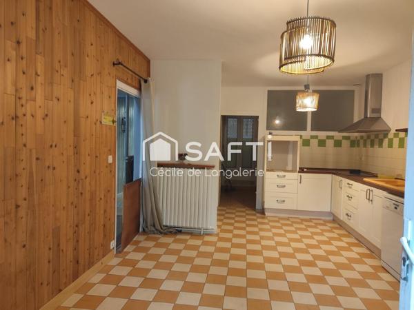 MAISON CENTRE VILLE TOUT CONFORT- JARDIN -6 PIECES