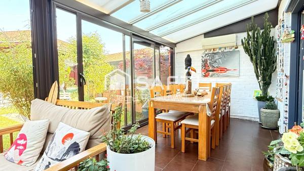 1/2 individuelle rare 3 chambres, jardin et garage