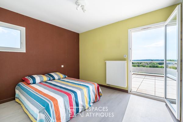 Maison avec piscine et vue imprenable