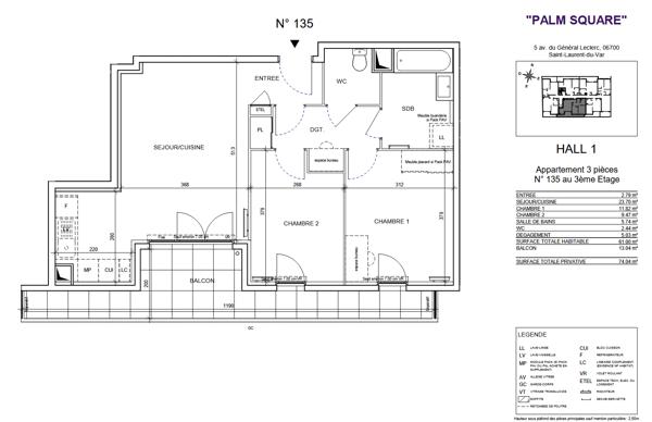 Appartement à vendre à Saint-Laurent-du-Var (06700) - Alpes-Maritimes