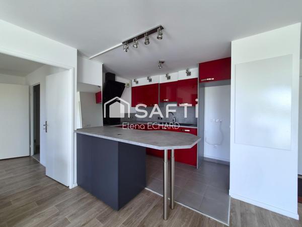MANTES-LA-VILLE – 2 PIÈCES ~45 m² – BALCON – PARKING SOUS-SOL – RÉSIDENCE RÉCENTE