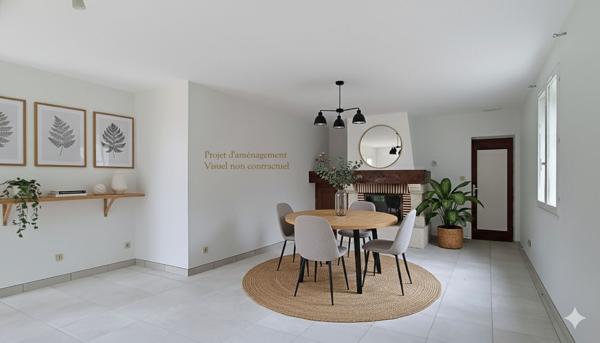 Maison à vendre à Nérac - plain-pied de 3 chambres avec garage et jardin