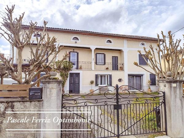 « GLYCINE » Belle Maison T6 - 153 m² – 5 chambres sur terrain 866 m² + garage + 40m² dépendance à Mazères-sur-Salat