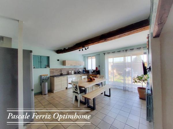 « GLYCINE » Belle Maison T6 - 153 m² – 5 chambres sur terrain 866 m² + garage + 40m² dépendance à Mazères-sur-Salat