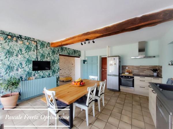 « GLYCINE » Belle Maison T6 - 153 m² – 5 chambres sur terrain 866 m² + garage + 40m² dépendance à Mazères-sur-Salat