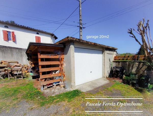 « GLYCINE » Belle Maison T6 - 153 m² – 5 chambres sur terrain 866 m² + garage + 40m² dépendance à Mazères-sur-Salat