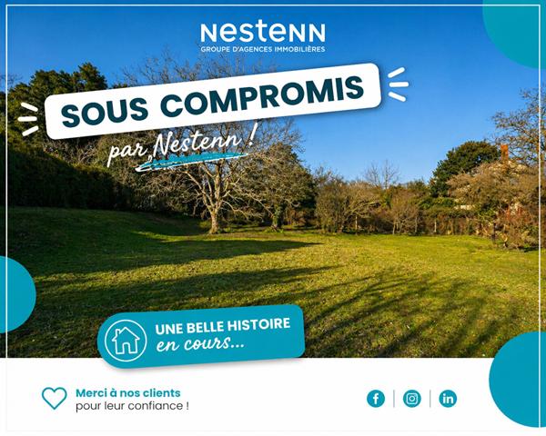 ** SOUS COMPROMIS** Terrain à vendre de 457m² situé au centre-ville de Castanet-Tolosan