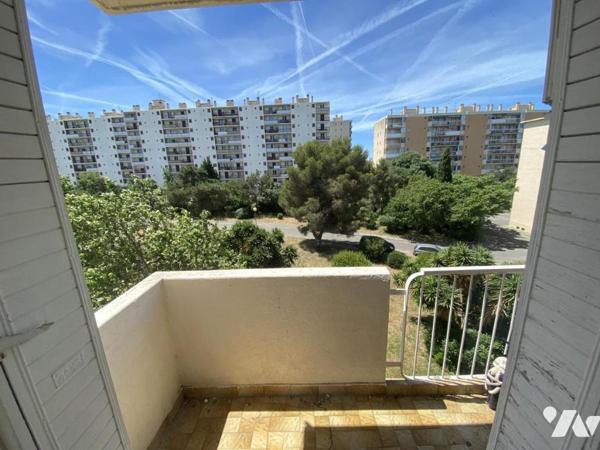 Appartement T2/3 avec balcon et cave