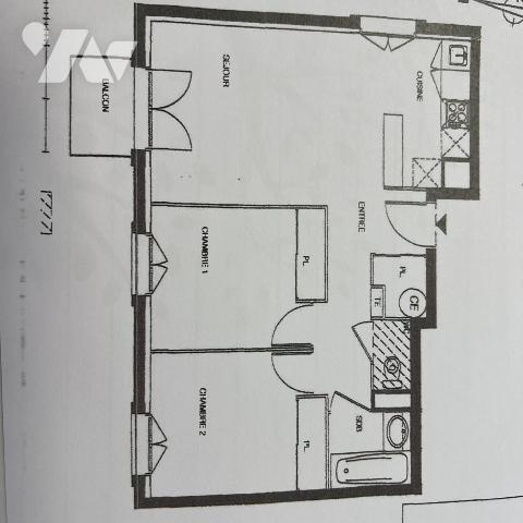 A vendre sur Etampes Résidence Les Jardins de Diane appartement 3 pièces avec un balcon 