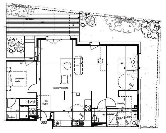 Appartement F3 à vendre  3 pièces - 86,70 m 2   ARGELES SUR MER  - 66