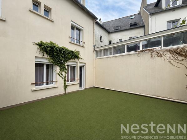 Appartement et terrasse privative - 2 chambres - 47m² - Hennebont centre.