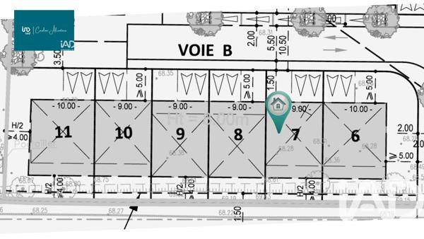 Terrain à vendre 189 m² Pézilla-la-Rivière