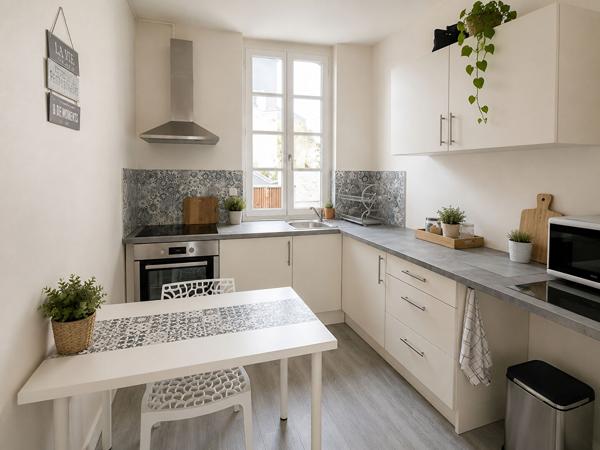 Appartement Laval 2 pièces face Mayenne, avec Parking privatif