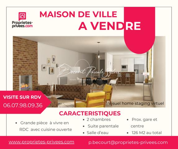 Maison de ville -T5 126 m2 Carpentras 84200 proximité Gare SNCF