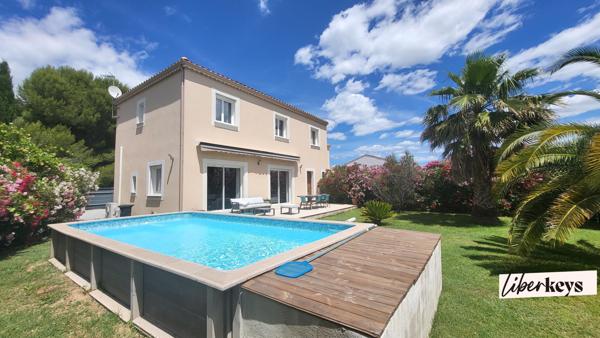 CALVISSON - VILLA 112 m2 - 3 chambre -  Piscine